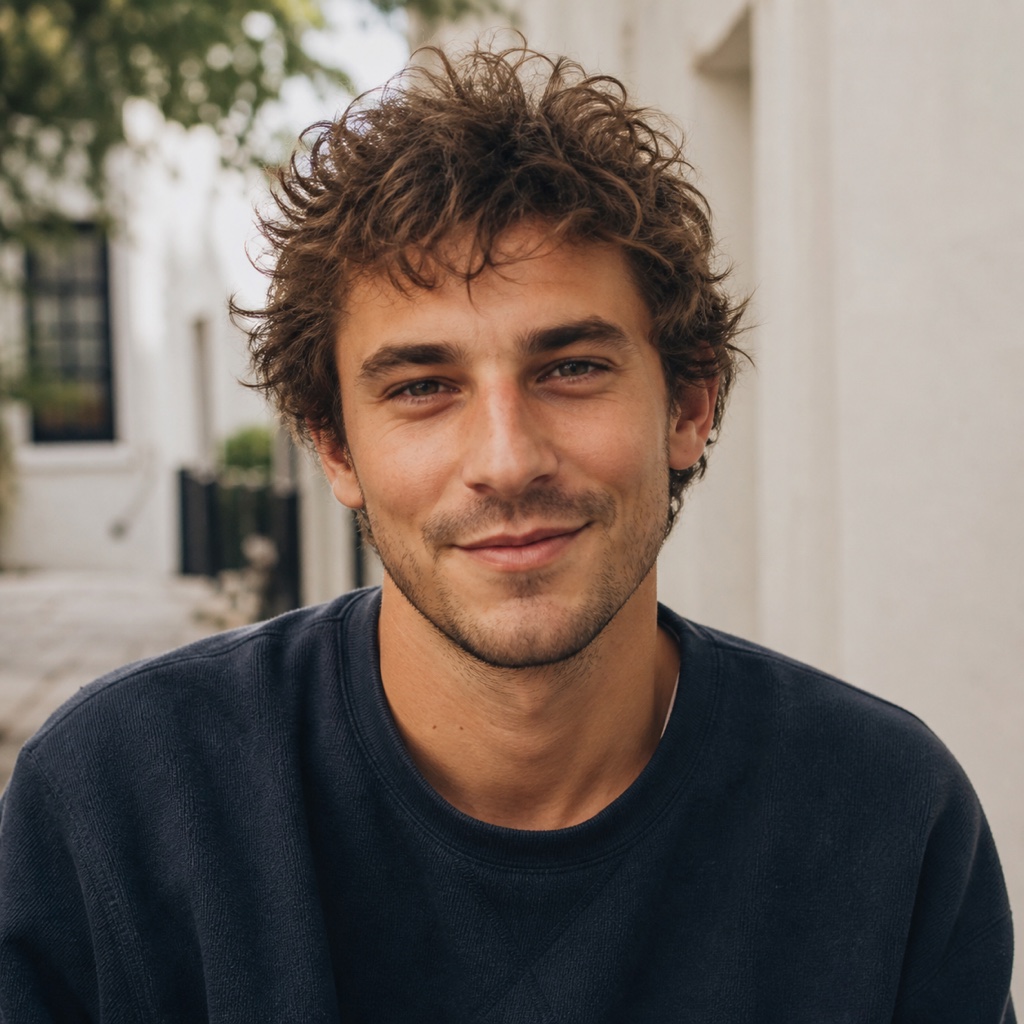 Portrait of a young man building an Instagram presence for dating and social life